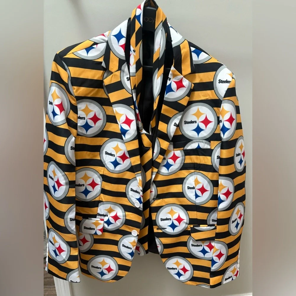 NFL Pittsburgh Steelers Blazer and Tie